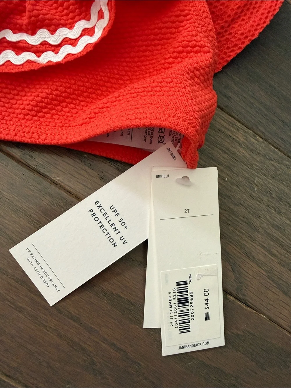 Janie and Jack Ruffle Two-Piece Swimsuit 2T NWT